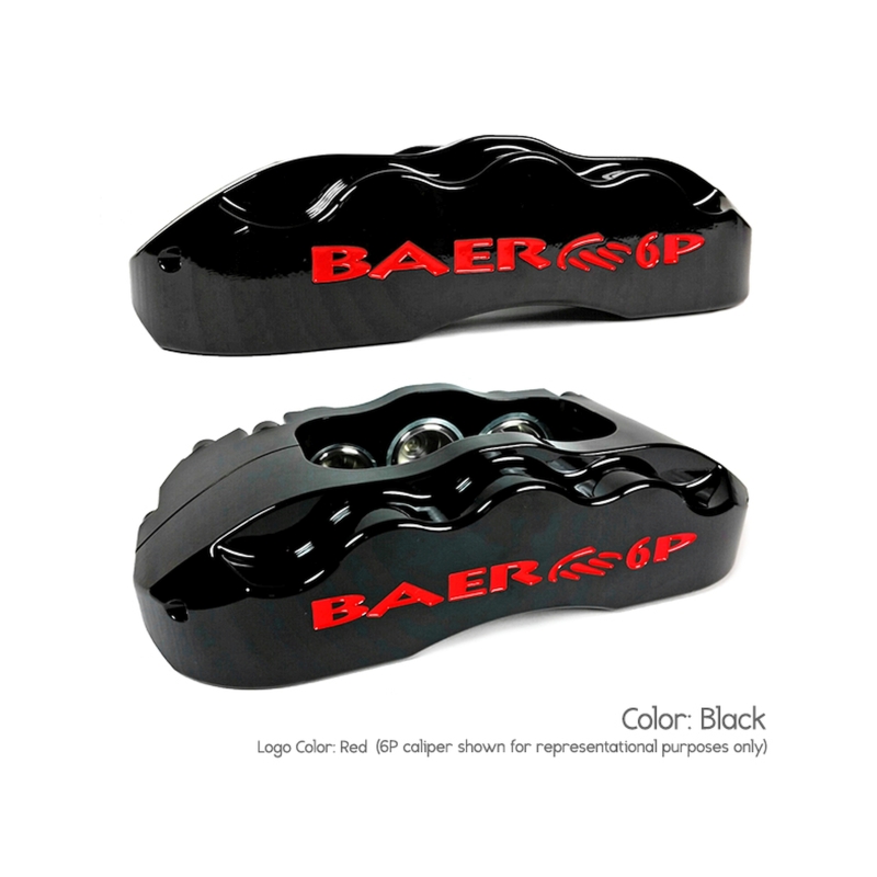Jeep Wrangler Brake Kit - Front - Baer Brakes - Pro+ SDZ, 6-Piston Caliper, Slot/Drill 14in Rotors - Black - `07-`17